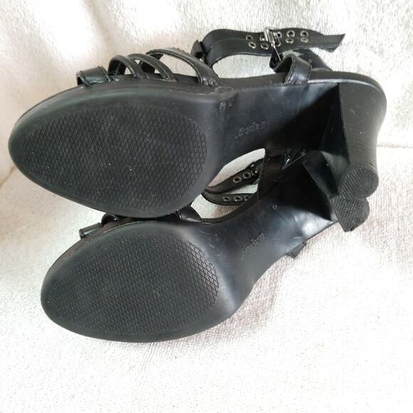 Jeweled t-strap stacked high heel sandals Apt. 9 - Picture 8 of 8